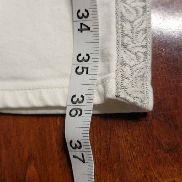 Citizens of Humanity white Harlow ankle high rise skinny fit women's size 25 - Picture 13 of 13